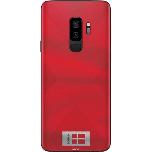 Denmark Soccer Flag Galaxy S9 Plus Skin